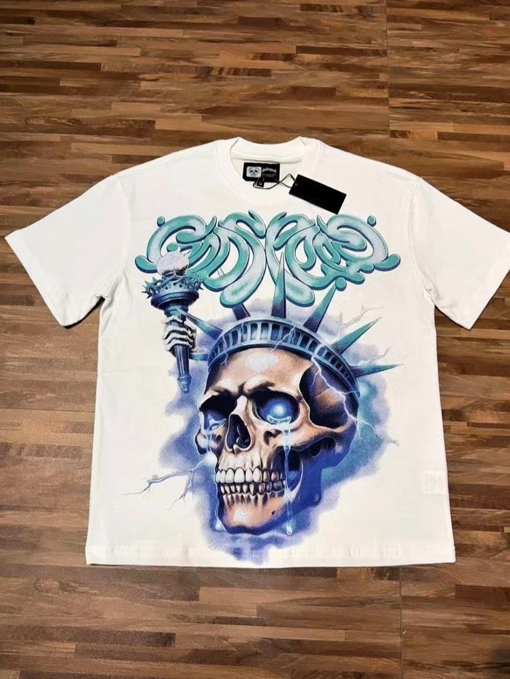 Godspeed Graphic Short Sleeve Tee in White NWT